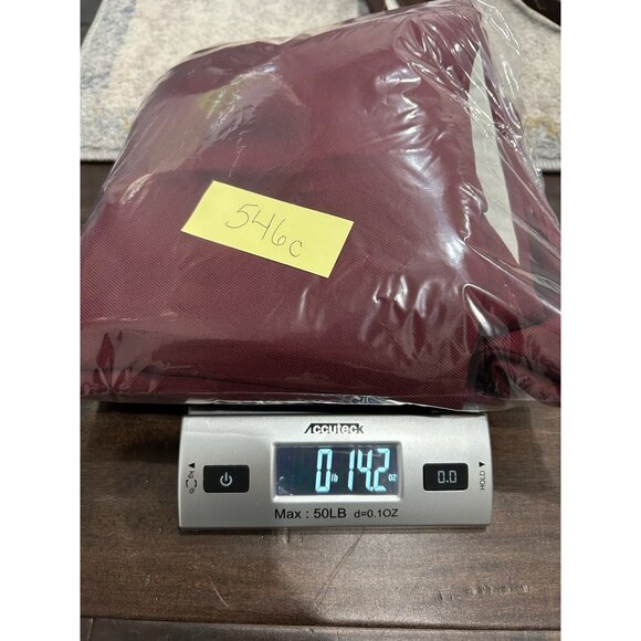 Vintage Burgundy Cropped Pants Adjustable Waist Tabs Made in USA - Picture 9 of 9